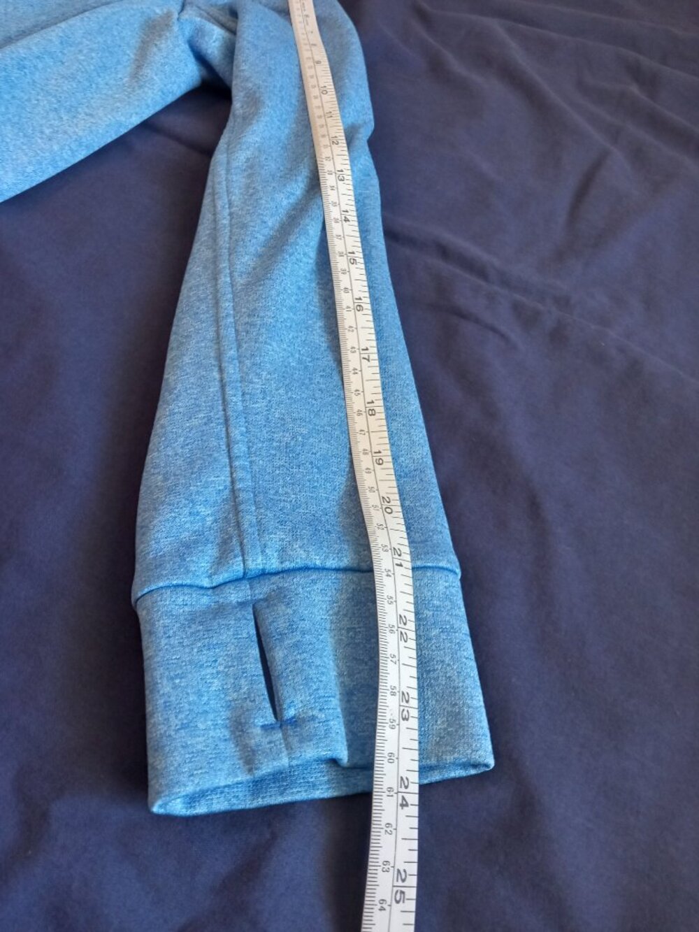 The North Face Zip Up Blue Hoodie XL - Picture 12 of 13